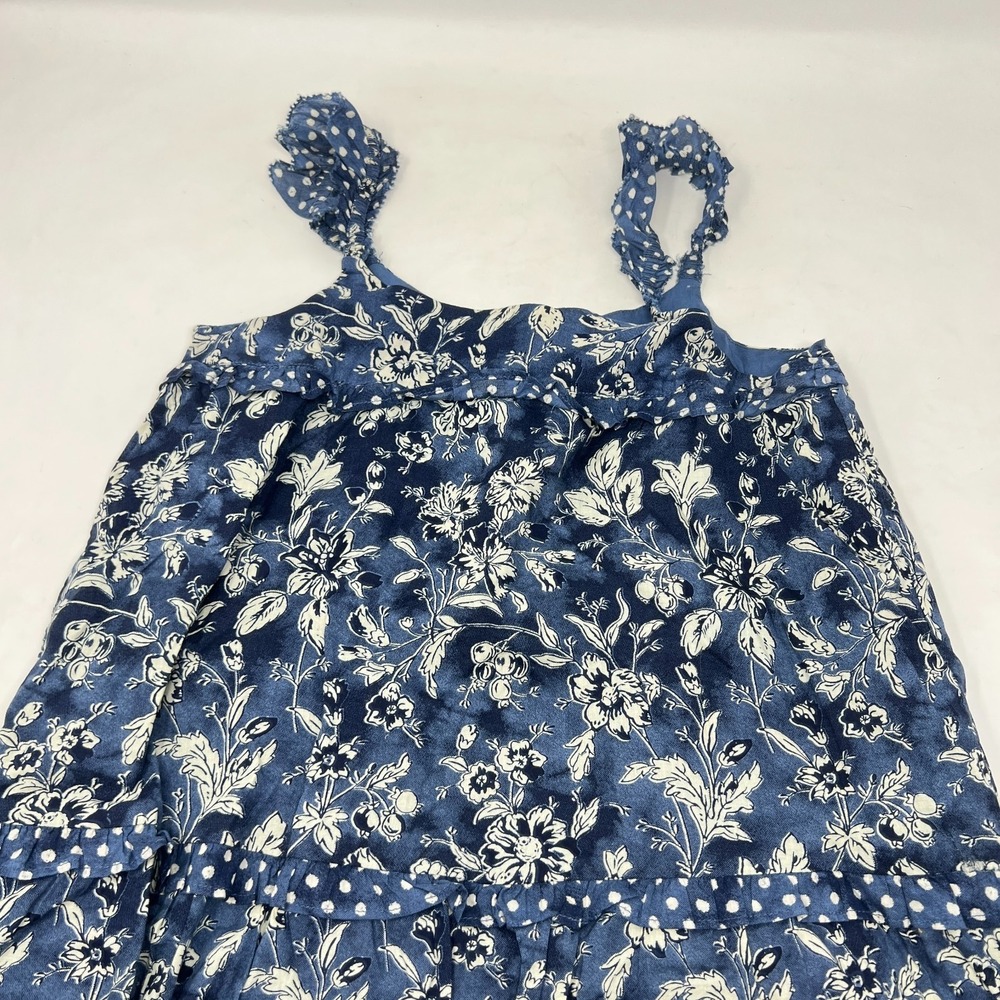 GAP Kids Blue and White Sundress Sleeveless Cottagecore Size Medium - Picture 3 of 12